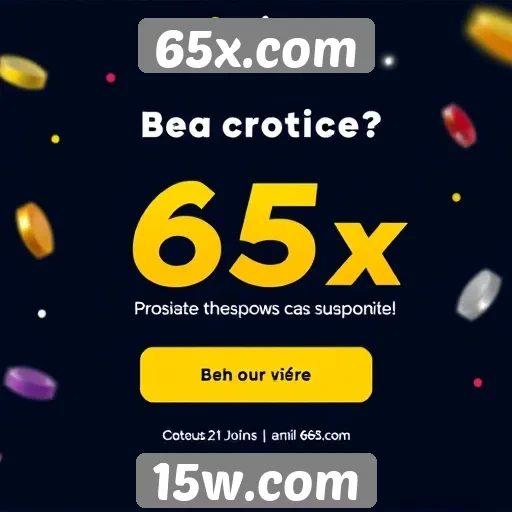 Promoções e bônus disponíveis em 65x.com